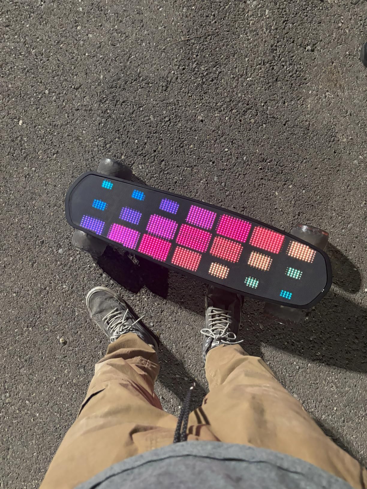 Electric Skateboard with Remote, Dual 600W Motors, Swappable Battery, Up to 28 MPH, 12-25 Miles Range, 4 Speed Modes, Electric Longboard for Adults & Beginners (S3/S3 Mini) customer photo 2