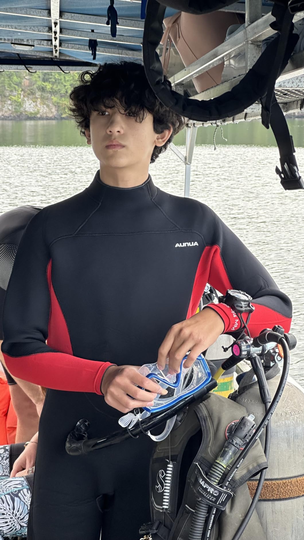Wetsuits Men 5mm Fullsuit Superstretch Neoprene GBS Seams Keep Warm Surfing Diving Snorkeling Wetsuit customer photo 1
