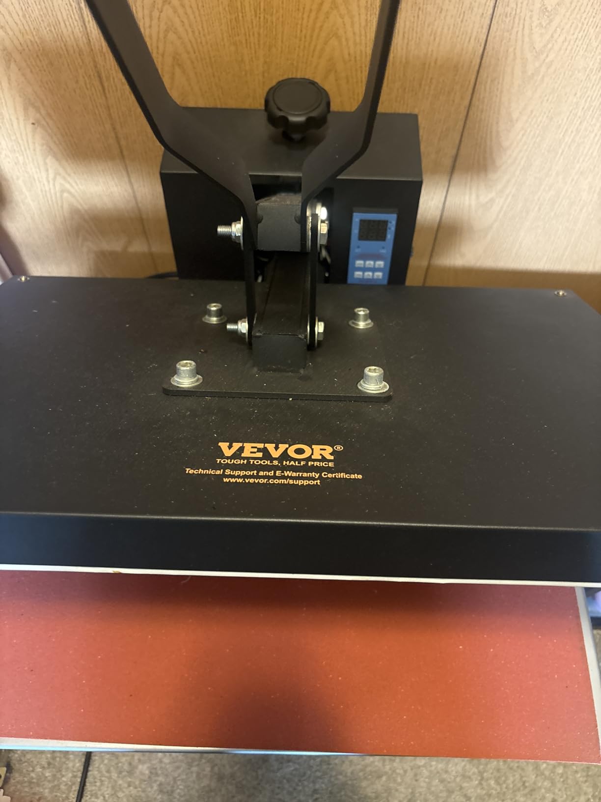 VEVOR Heat Press 16x24, 1700W Power Heat Press Machine, Fast Heating, High Pressure Heat Press Machine for T-Shirt, Digital Industrial Sublimation Printer for Heat Transfer Vinyl, Easy to Use, Black customer photo 2