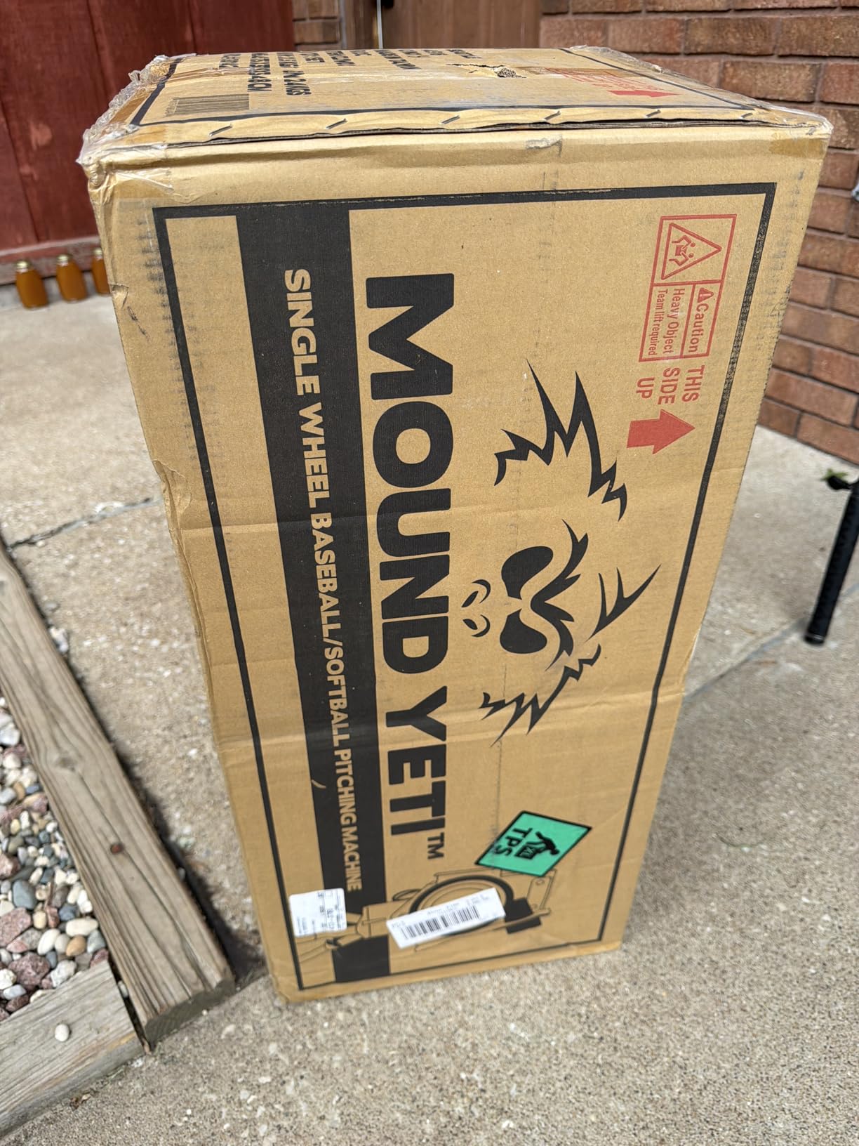 Mound Yeti Baseball Softball Pitching Machine customer photo 2