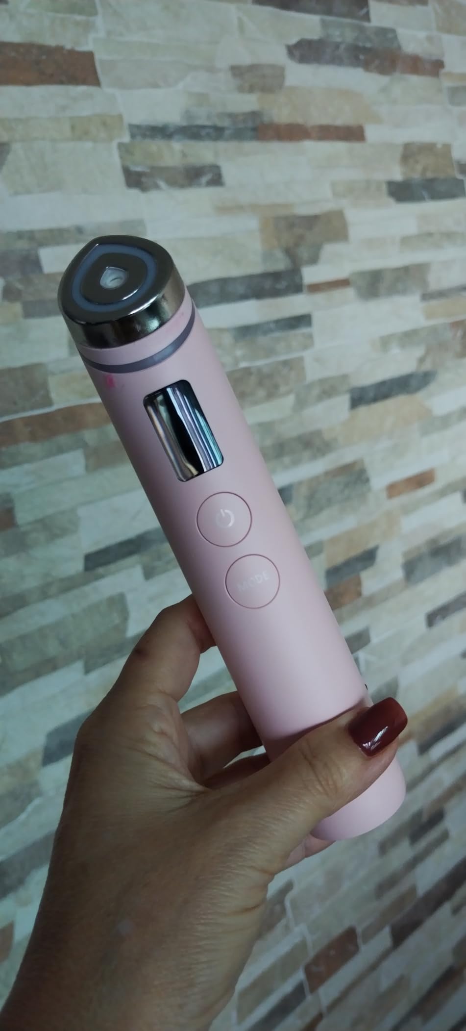 medicube Booster Pro | 6-in-1 Real Glass Glow Beauty Massager | for Clear, Radiant, Firmer-Looking Skin | Korean Skin Care | Pink customer photo 2