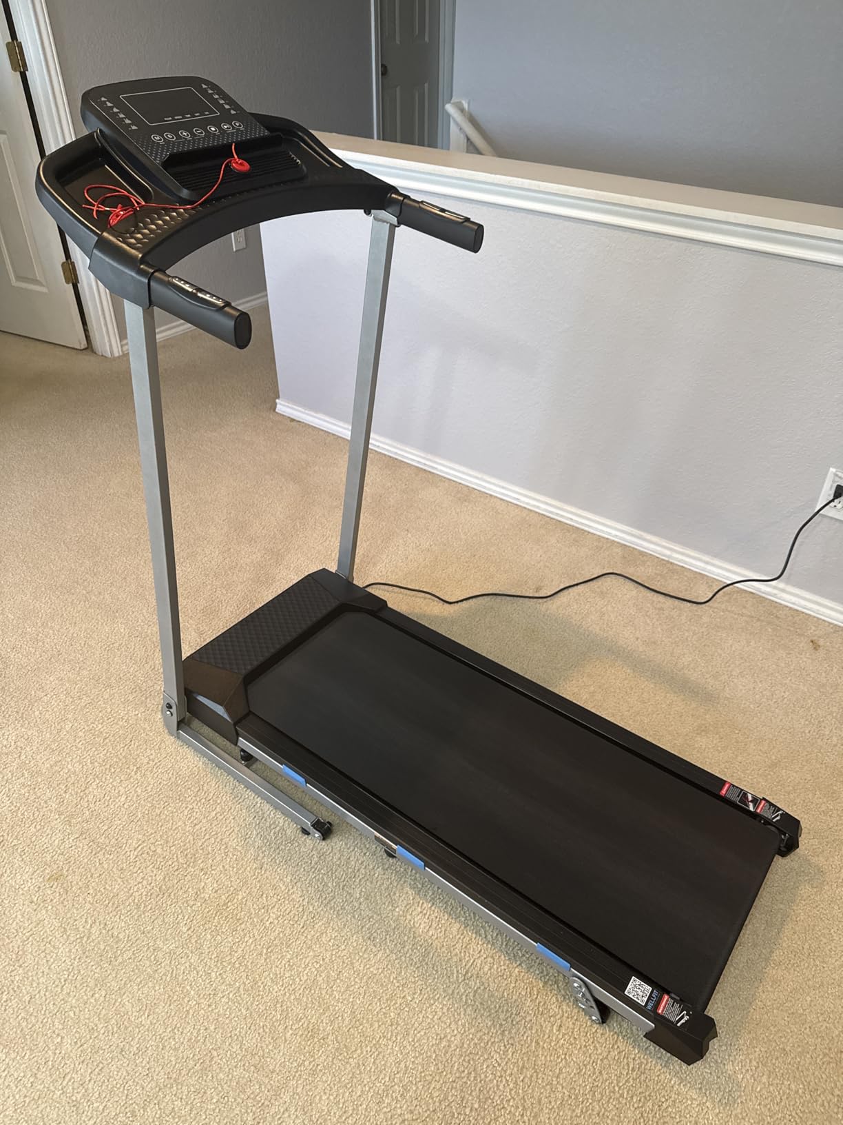 Cardirun Folding Treadmill with Incline, 3.5 HP Quiet Treadmills for Home with 400 lbs Weight Capacity customer photo 2