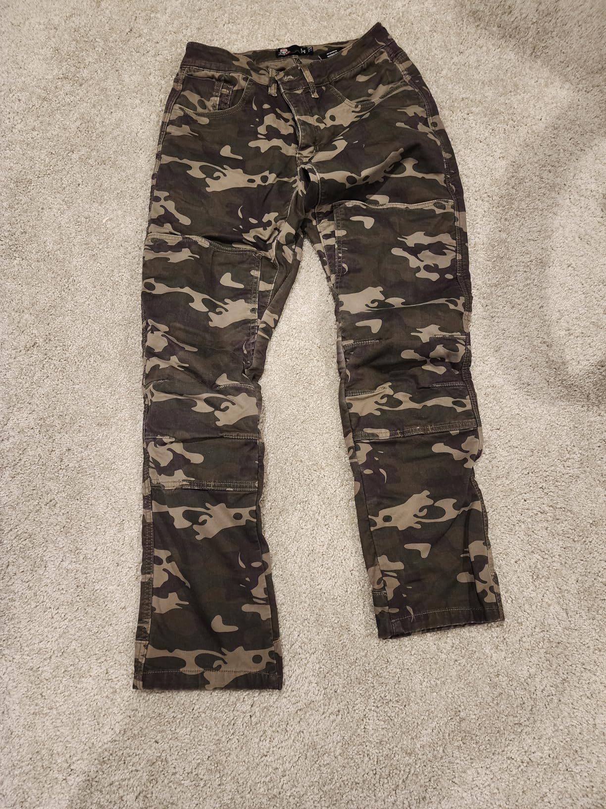 WICKEDSTOCK Men's Motorcycle Pants - CE Level 2 Armor - Tactical Combat Pants - Motorcycle Armor Protective - Aramid Lined customer photo 2