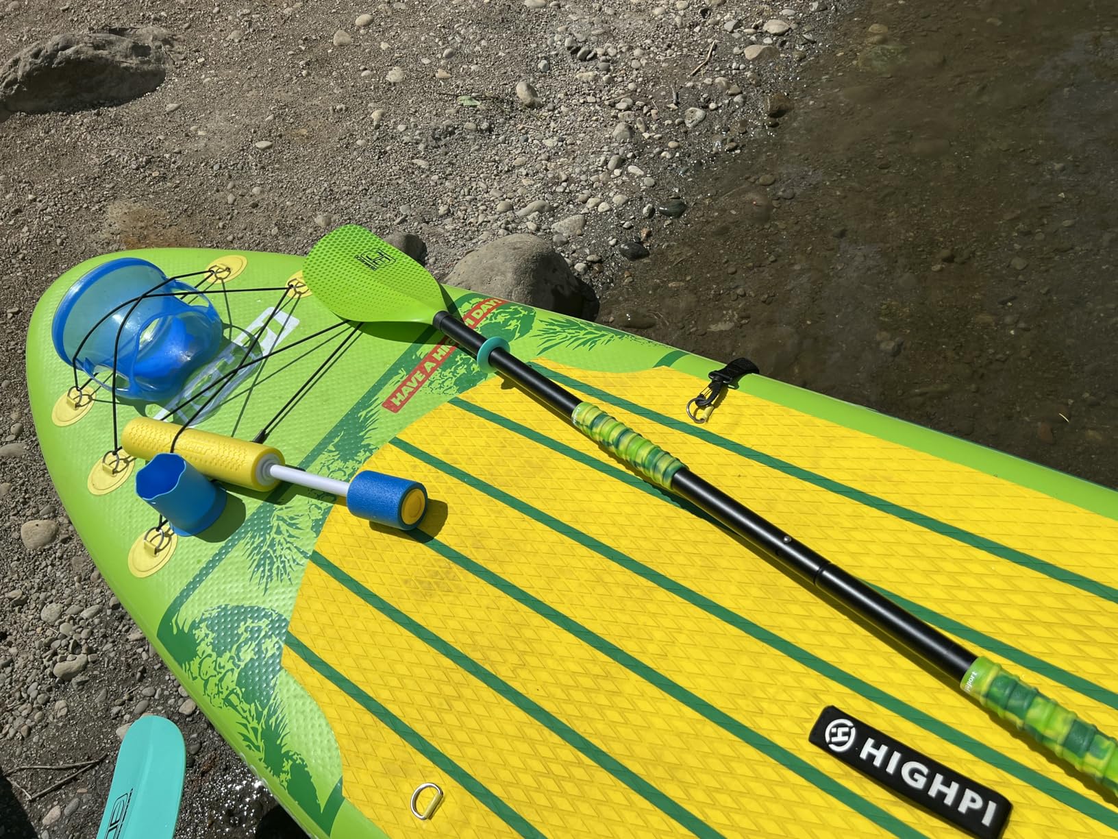 OCEANBROAD Kayak Paddle 86in/218cm, 90.5in/230cm Alloy Shaft 2-Piece Floatable Kayak Oar for Kayaking Canoeing Boating customer photo 2