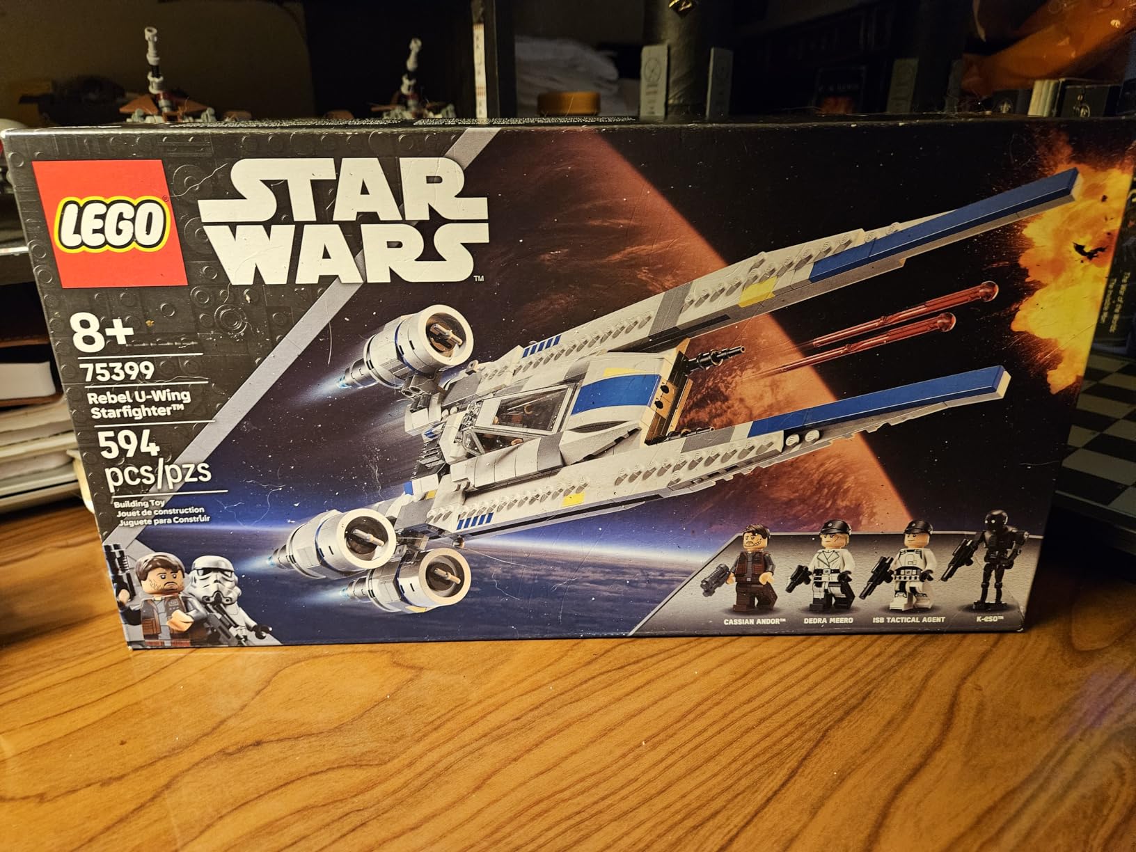 LEGO Star Wars Rebel U-Wing Starfighter Building Set - Includes Cassian Andor, Dedra Meero and K-2SO - Model Action Toy - Birthday Gift Idea for Boys, Girls, Kids, Ages 8+ - 75399 customer photo 1