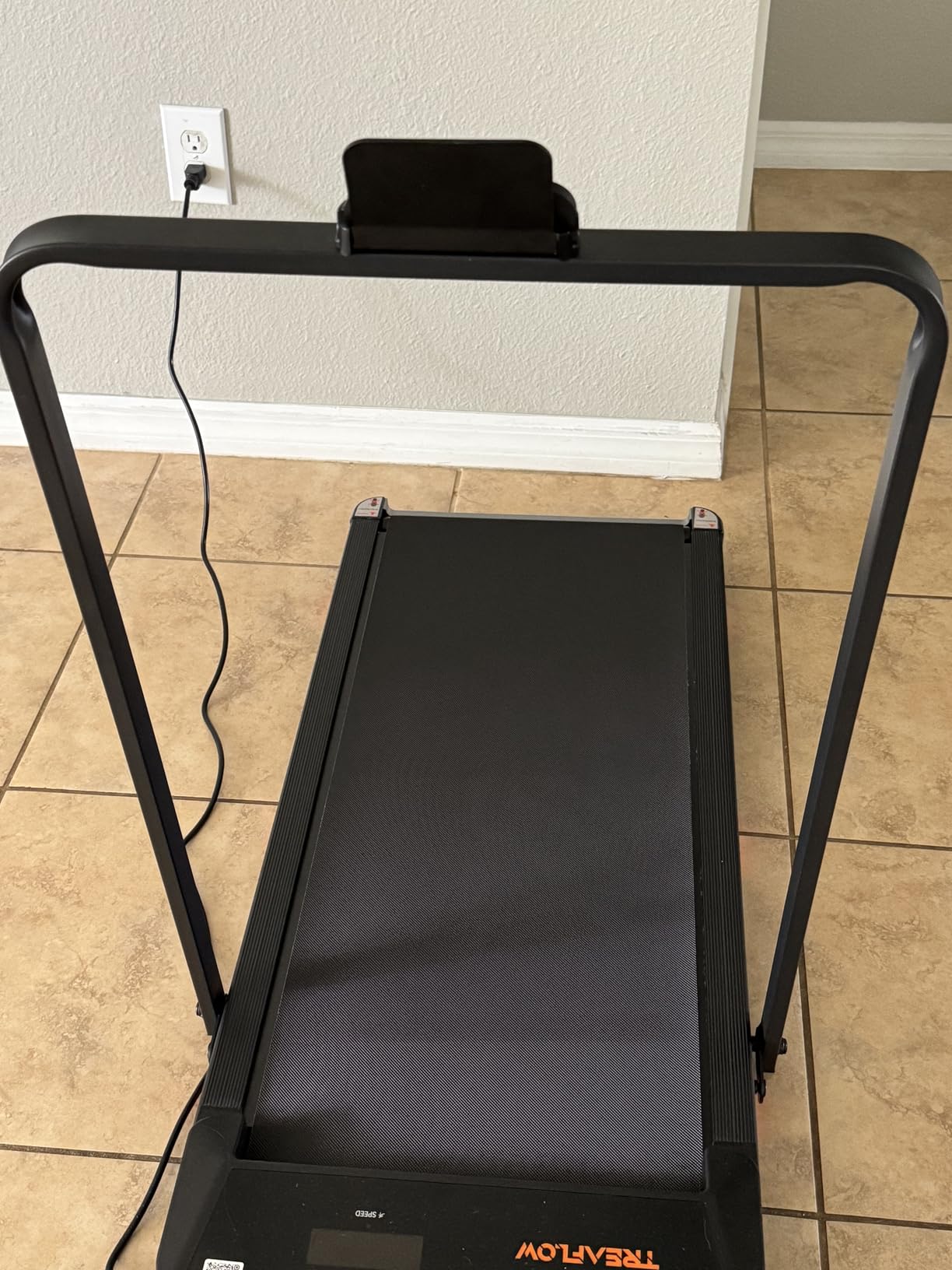 TREAFLOW Walking Pad,Treadmill with Incline for Home Office, 2.5HP Portable Under Desk Treadmill with 265 Lbs Capacity,Remote Control, Led Display customer photo 2