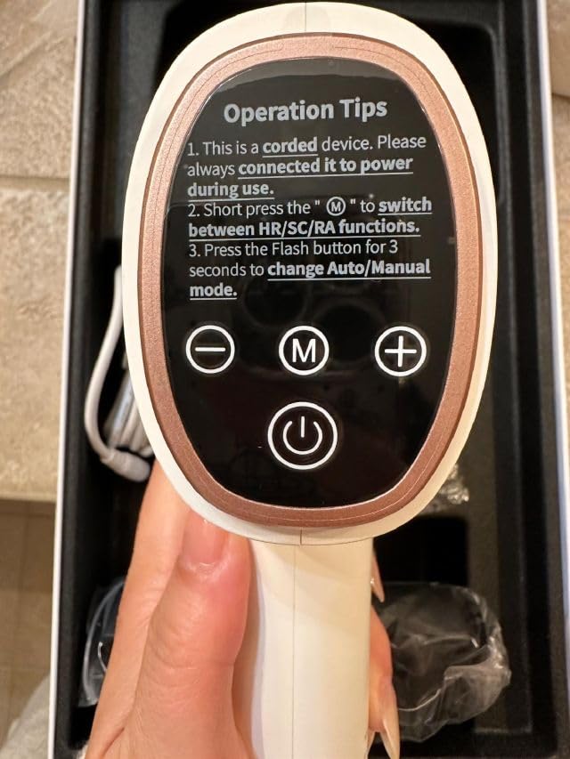Ubroo IPL Laser Hair Removal Device, 21J Energy, 96% Hair Reduction, 41°F Ice Cooling for Women & Men, Face Bikini Underarm, Safe & Painless, At-Home Professional Results customer photo 2