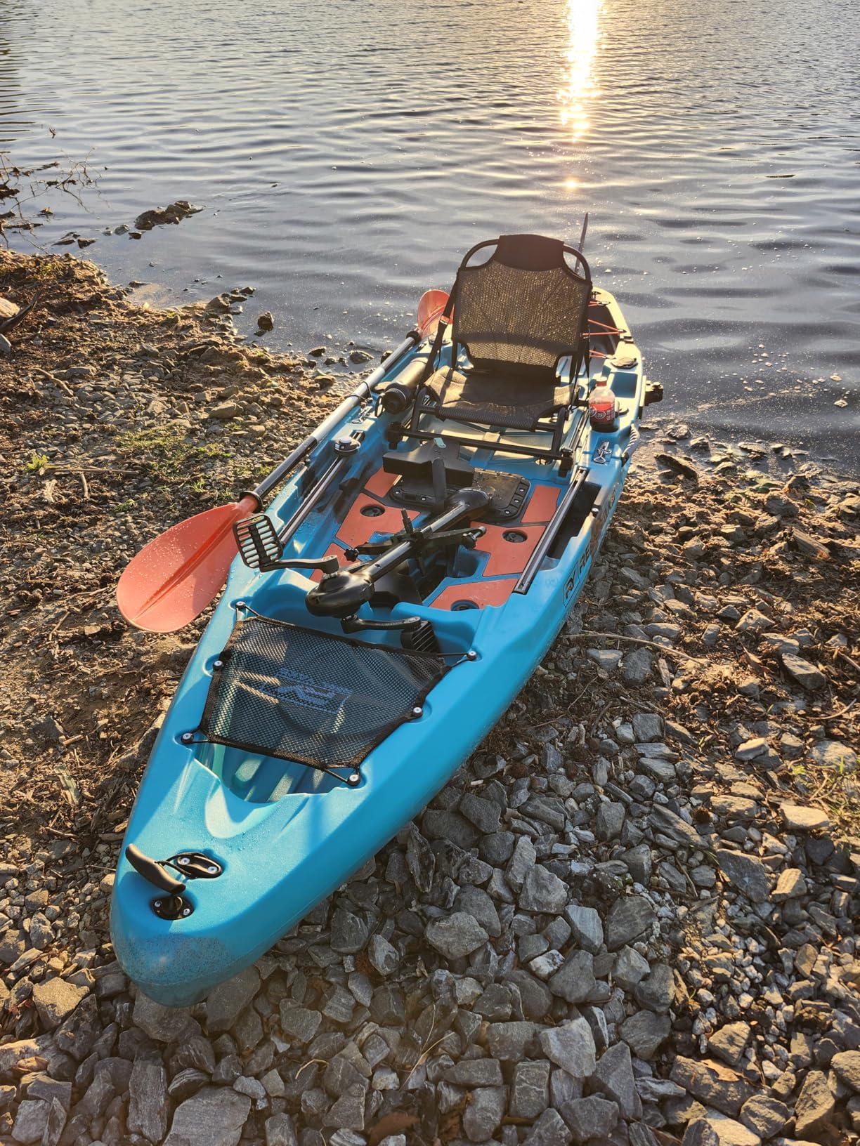 Reel Yaks Rapido Modular Fishing Kayak - 10.8ft, 400 lbs Capacity, Gray - Pedal Fishing Kayaks for Adults & Youth, Sit on Top, Compact Storage, Lightweight, Easy Transport customer photo 1