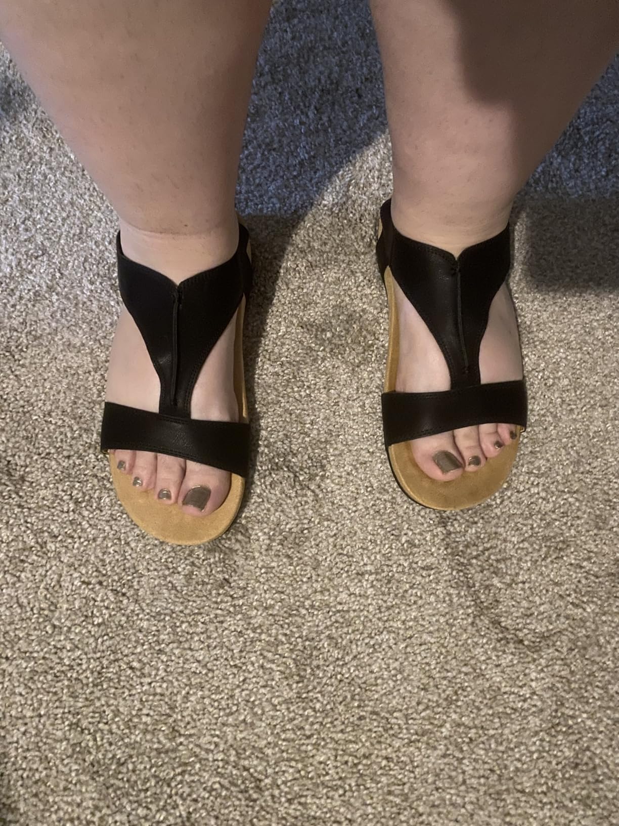Athlefit Orthopedic Sandals for Women Comfortable Beach Orthotic Sandals with Arch Support customer photo 2