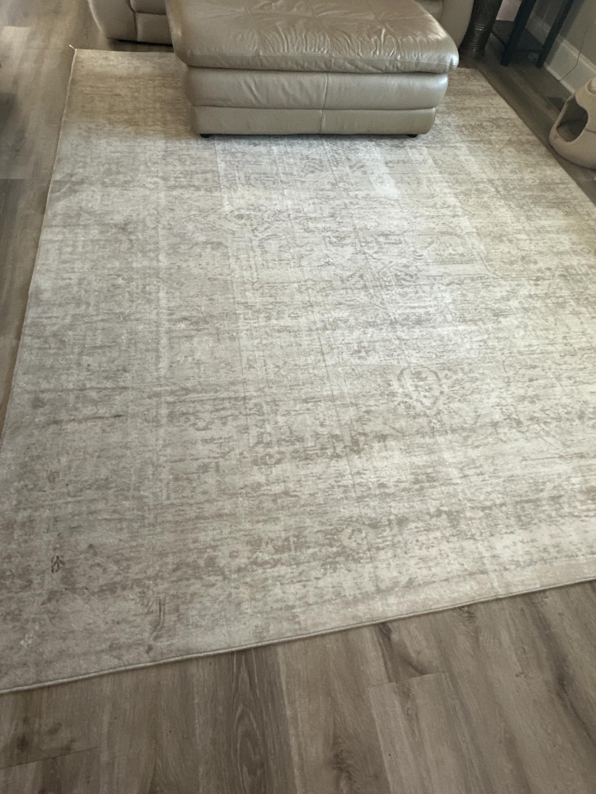 Srugn Washable Rugs 8x10 Area Rugs for Living Room, Ultra Soft Faux Wool Retro Rugs for Bedroom, Dining Room customer photo 1