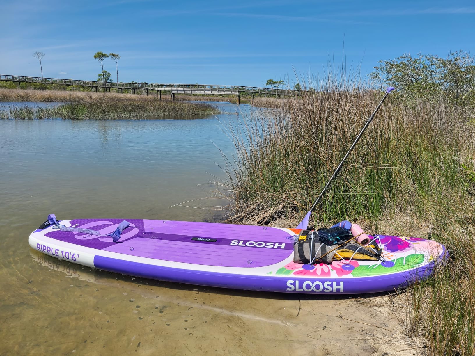 SLOOSH Inflatable Stand Up Paddle Board, 10'6