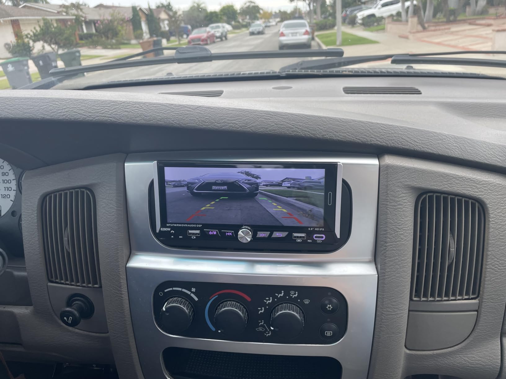 Single Din Car Stereo with Wireless Apple Carplay Android Auto, 6.9