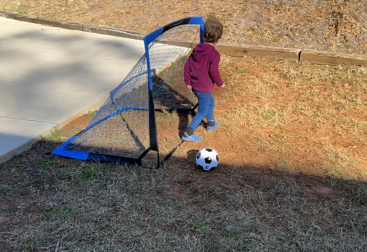 Kids Soccer Goals for Backyard Set - 2 Pack of Portable Pop Up Soccer Nets with Ball,Cones,Complete Training Equipment Kit for Toddler,Youth,Kids Age 3-14,Outdoor Sports Game customer photo 2