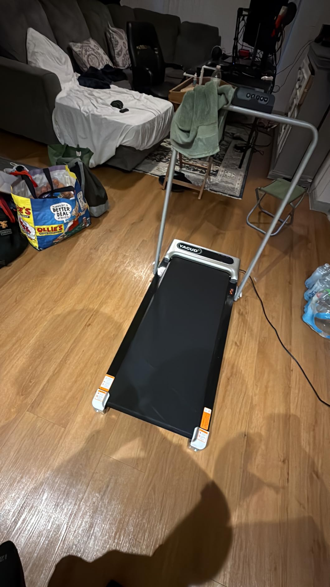Yagud Walking Pad, Walking Pad Treadmill for Home Office, Portable Under Desk Treadmill with Remote Control and LED Display customer photo 2