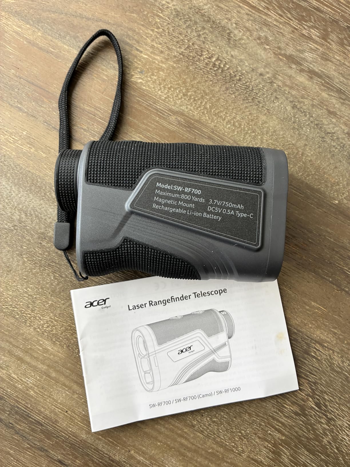 Acer Gadget Golf Rangefinder with Slope - 800/1200Yards Range Finder for Hunting, 6X Magnification with Flag Pole Locking Vibration, Rechargeable Battery with Magnet Stripe, Golf Accessories for Men customer photo 2