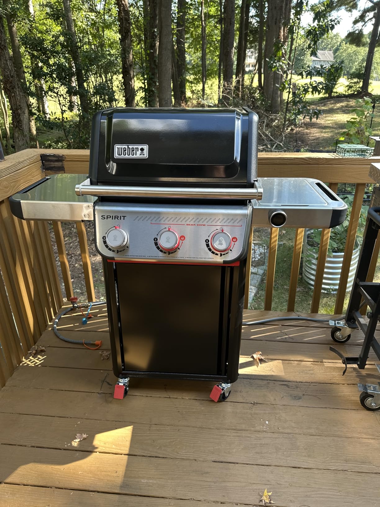 Weber Spirit E-325 Natural Gas Grill for Outdoor Cooking and BBQ, 3 Boost Burners, Black - Porcelain-Enameled Cast-Iron Grates, Sear Zone customer photo 1