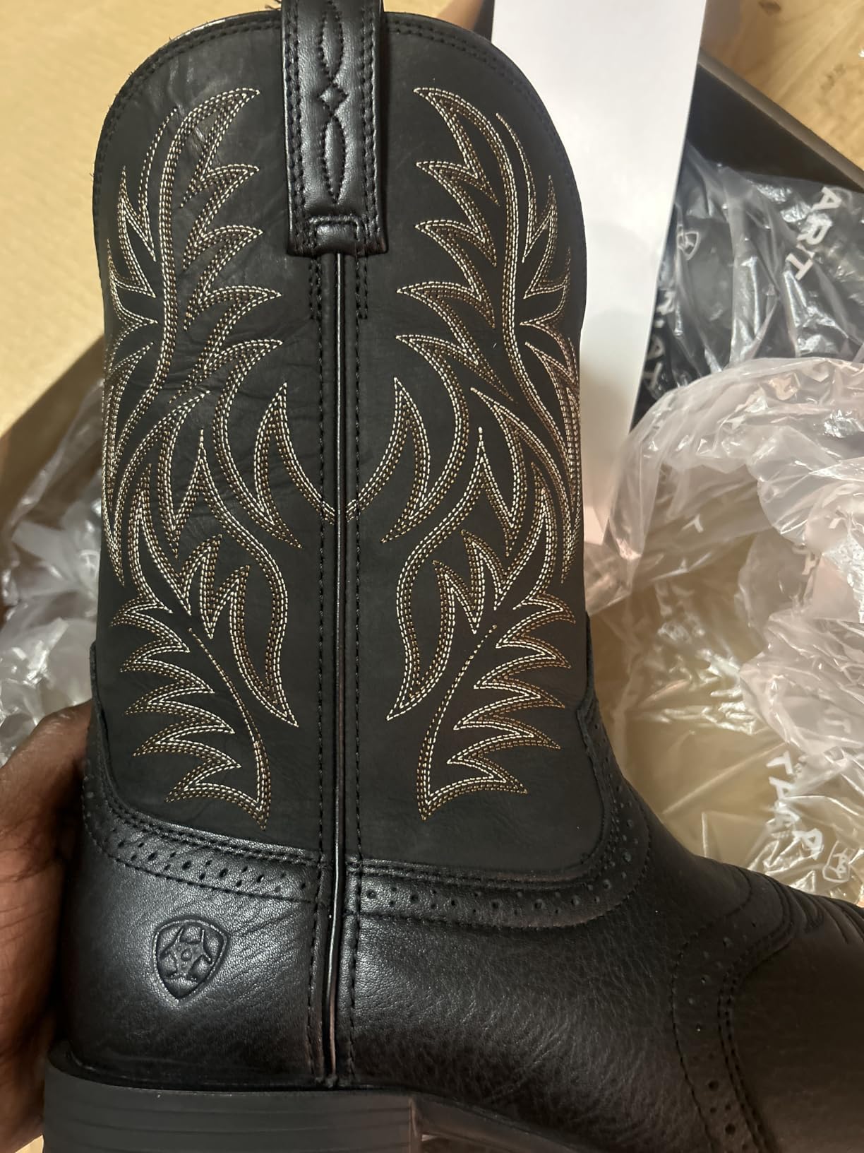 Sport Wide Square Toe Western Boot customer photo 1