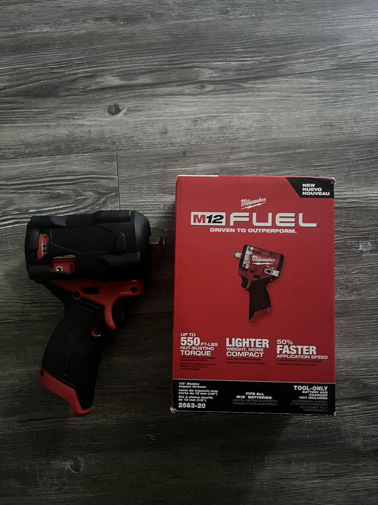 Milwaukee M12 FUEL Stubby 1/2 Inch Impact Wrench (Bare Tool) customer photo 2