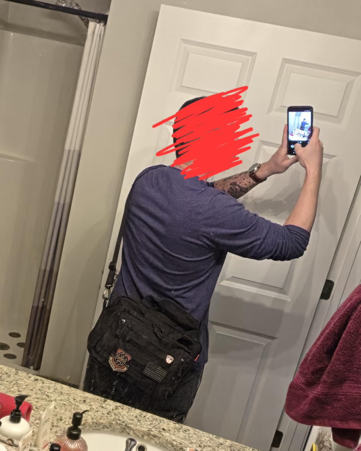 Pistol Case, Gun Range Bags For 2 Pistols 6 Magazines Carrying Shooting Bag with Lockable Zipper customer photo 2
