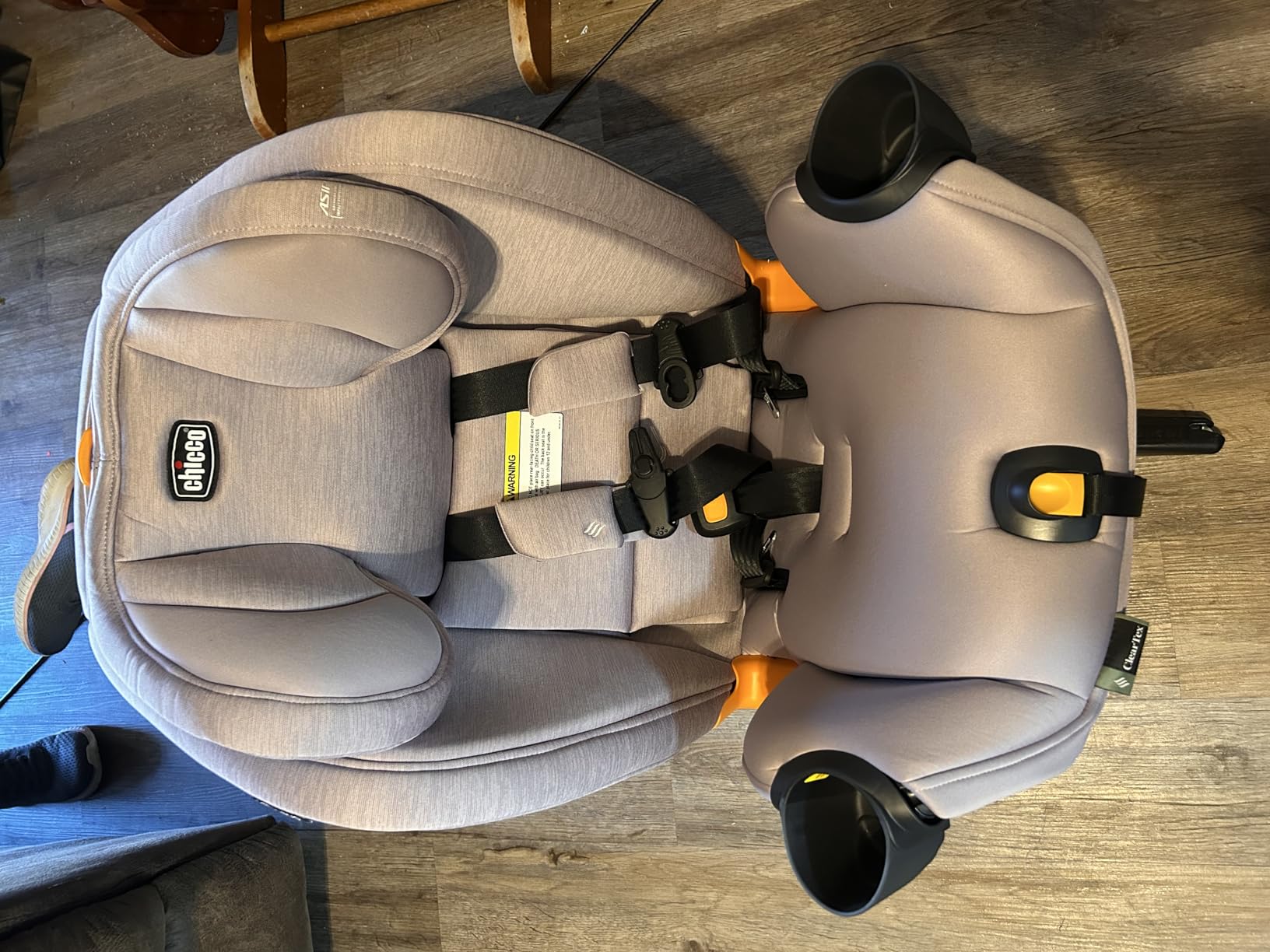 Chicco OneFit LX ClearTex All-in-One Car Seat with LeverLock Installation, Slim Design, Convertible Car Seat, Seat for Infants and Children 5-100 lbs customer photo 1