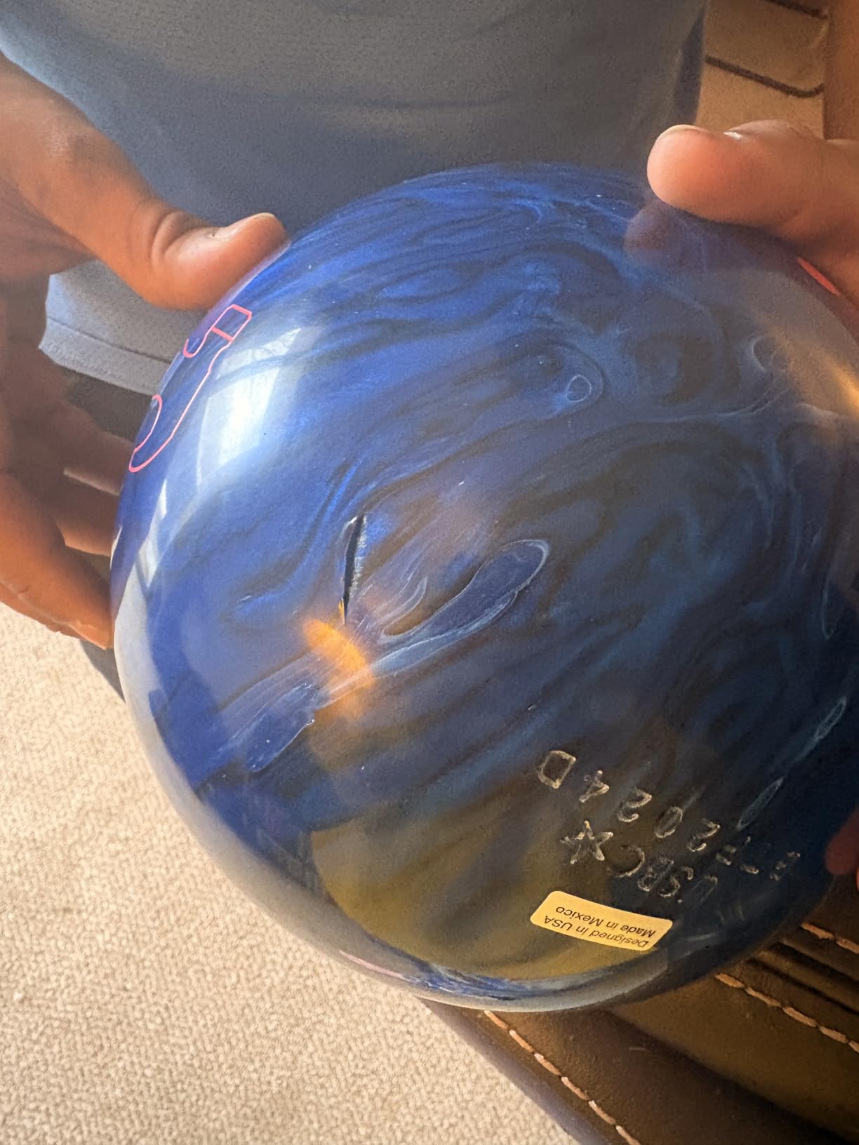 Hammer Black Widow Mania Bowling Ball customer photo 2