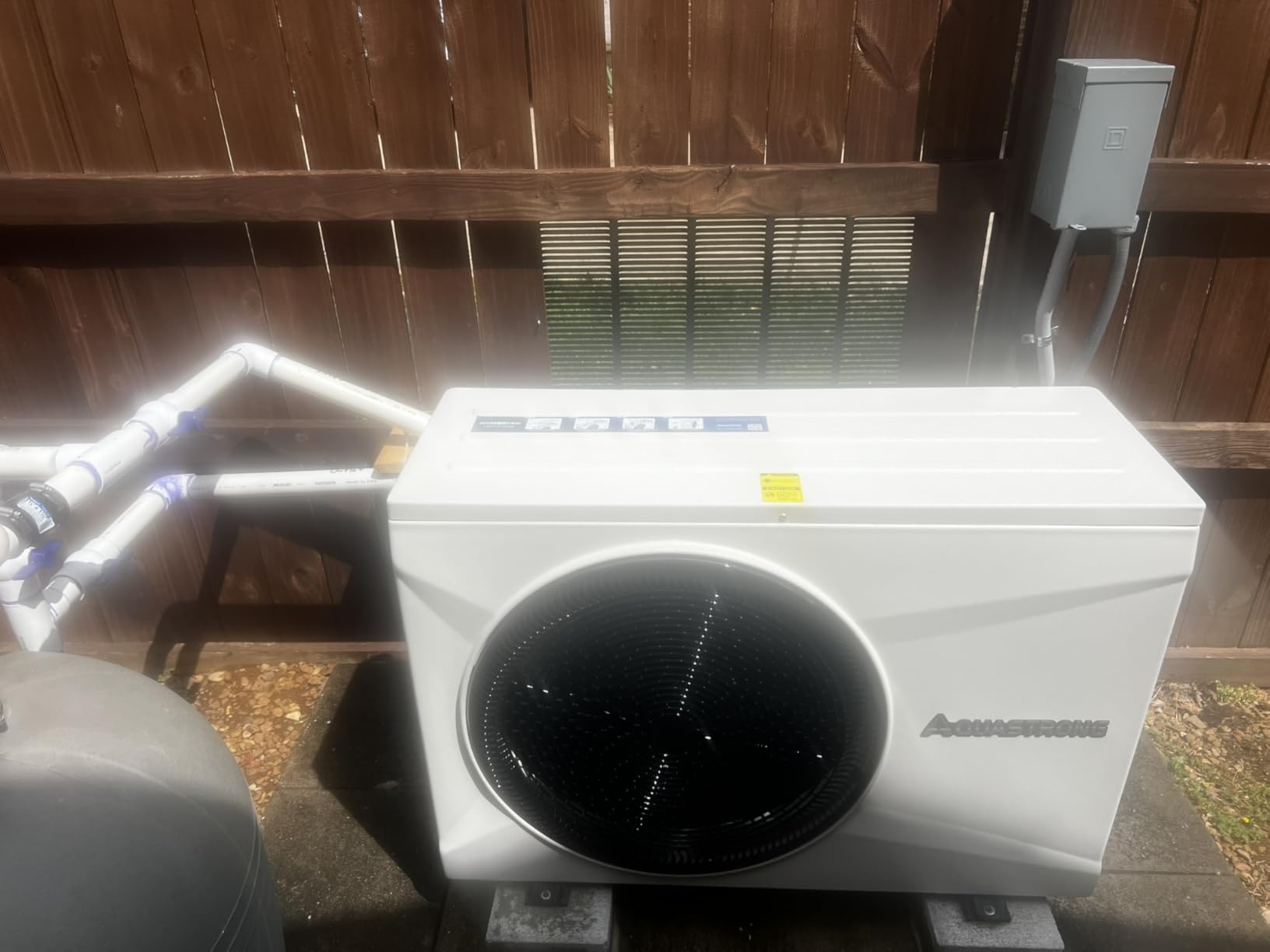 AQUASTRONG Inverter Swimming Pool Heat Pump, Pool Heater for Above Ground and Inground Pool Heating Smart WiFi Control and Cooling Pool Heater Pools Up to 9,000 Gallons customer photo 2