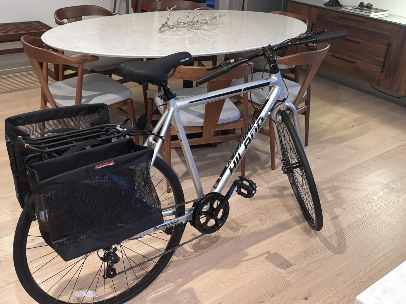 HILAND 700C Road Hybrid Bike, 7 Speeds Urban City Commuter Bicycle with Disc Brake for Men Women Adult customer photo 1