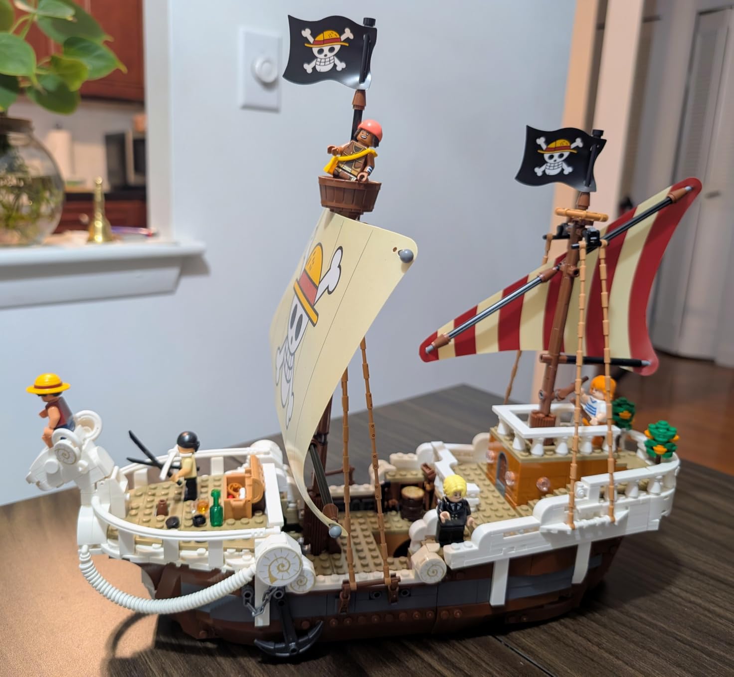 ONE Piece The Going Merry Pirate Ship Building Blocks - Pretend Play Adventure Toy for Boys & Girls, 10+ - Straw Hat Crew Toy Figures & Playset for Anime Fans - Gift Idea for Birthdays - 75639 customer photo 2