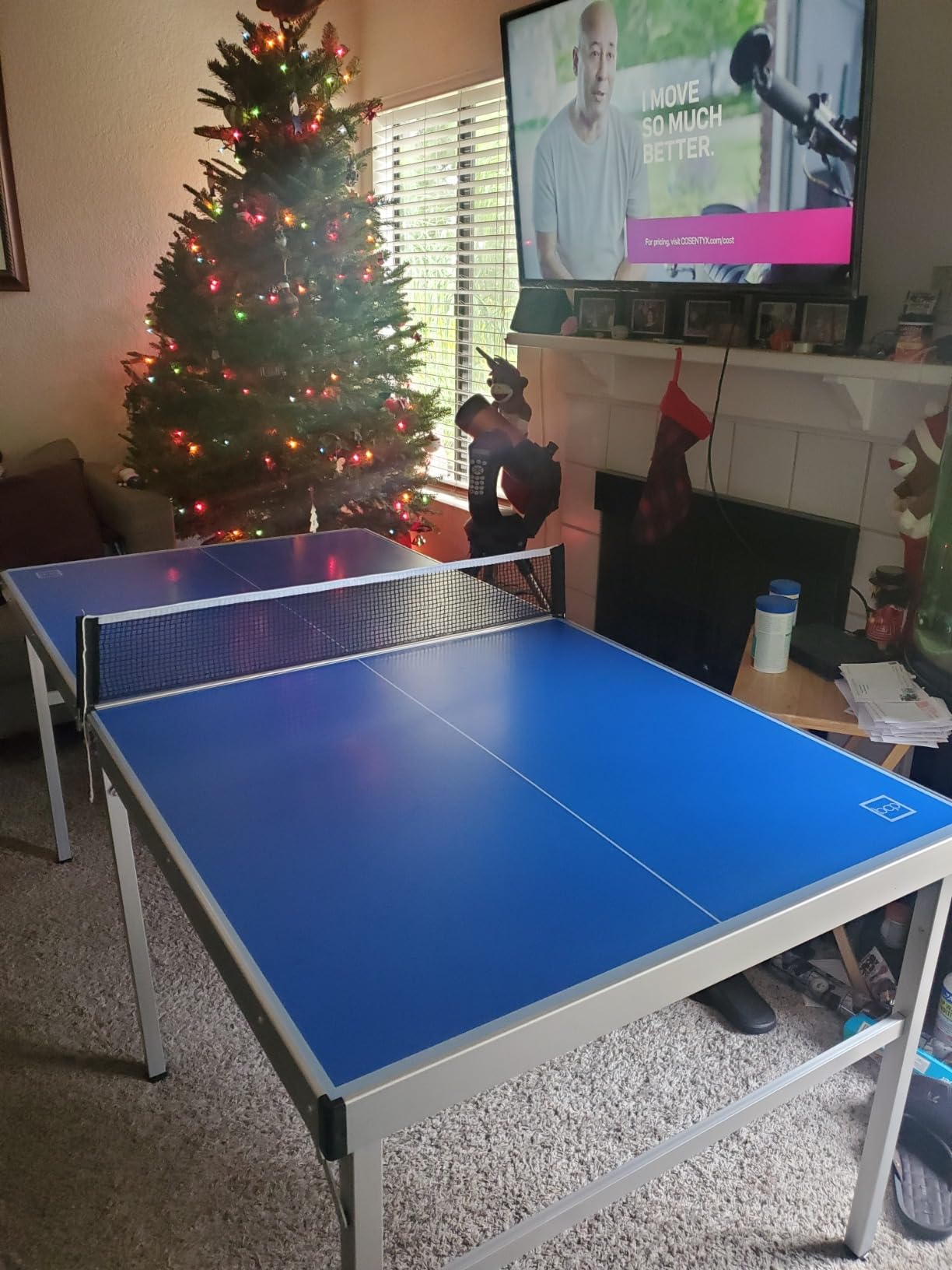 Best Choice Products Portable Ping Pong Table, Mid-Size Folding Indoor Outdoor Table Tennis w/ 2 Paddles, 4 Balls Included, Carrying Bag customer photo 2