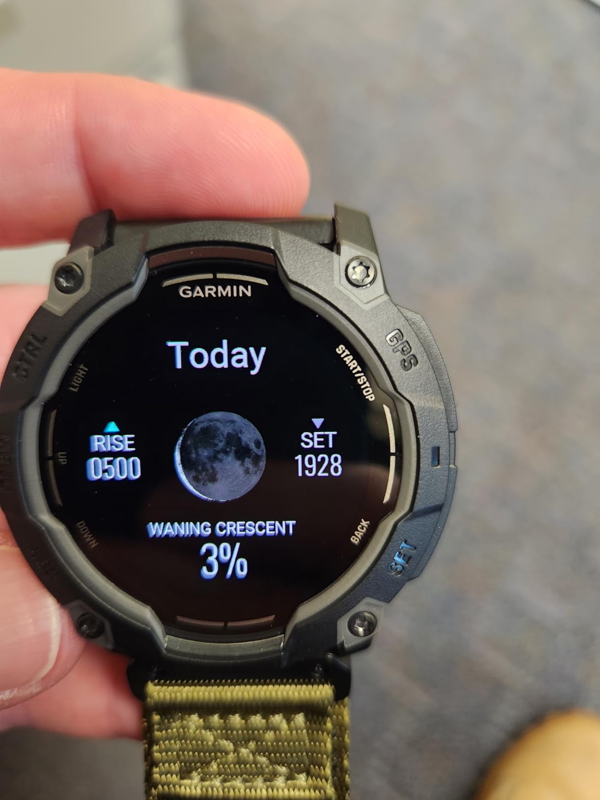 Garmin Instinct 3 45mm, AMOLED Display, Rugged Outdoor GPS Smartwatch, Metal-Reinforced Bezel, Built-in Flashlight, Up to 18 Days of Battery Life, Black customer photo 1