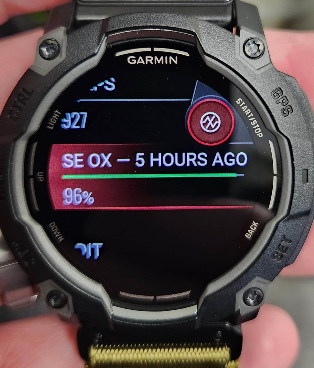 Garmin Instinct 3 45mm, AMOLED Display, Rugged Outdoor GPS Smartwatch, Metal-Reinforced Bezel, Built-in Flashlight, Up to 18 Days of Battery Life, Black customer photo 2