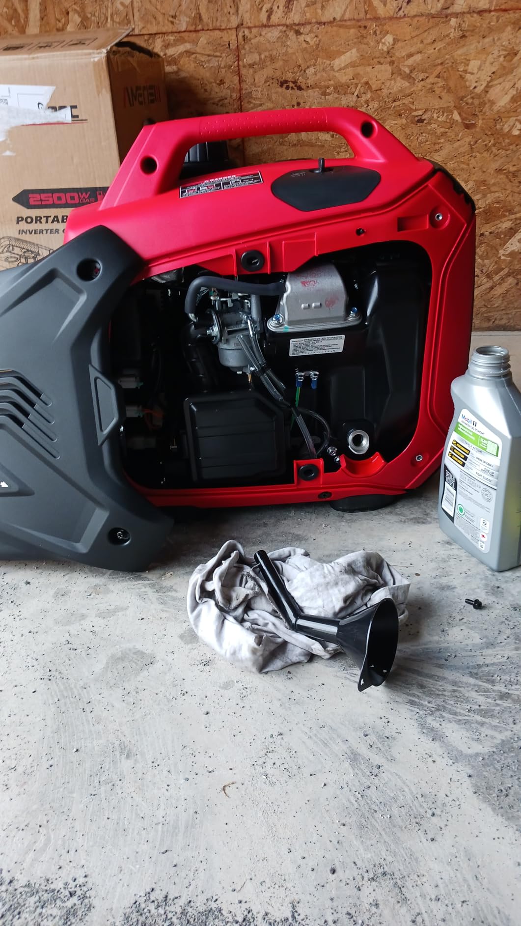 AMERISUN 2500-Watt Gas Powered Portable Inverter Generator, CO Sensor, Super Quiet for Home Backup, Emergency, Camping, EPA Compliant customer photo 2