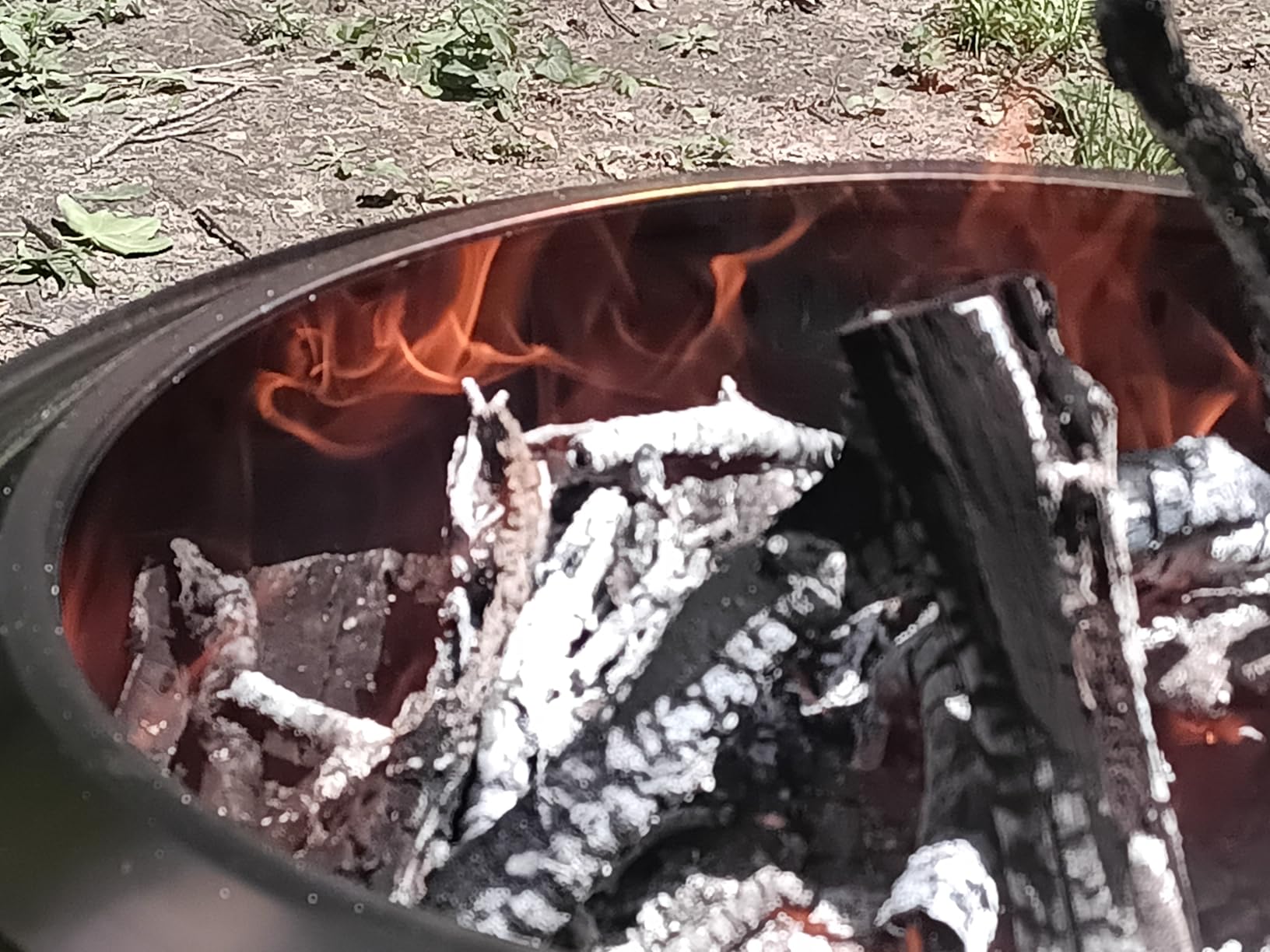 OutVue 27 inch Stainless Steel Smokeless Fire Pit, Outdoor Smokeless Firepit, Wood Burning Fire Pits for Camping, Bonfire, Low Smoke Firepit for Outside (Vertical Hole) customer photo 2