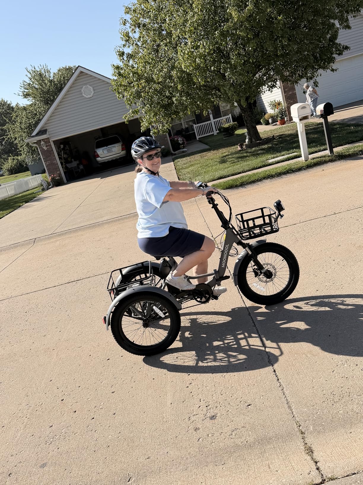 MOONCOOL Electric Trike for Adults, 500W/750W 48V Electric Tricycle for Adults, 20