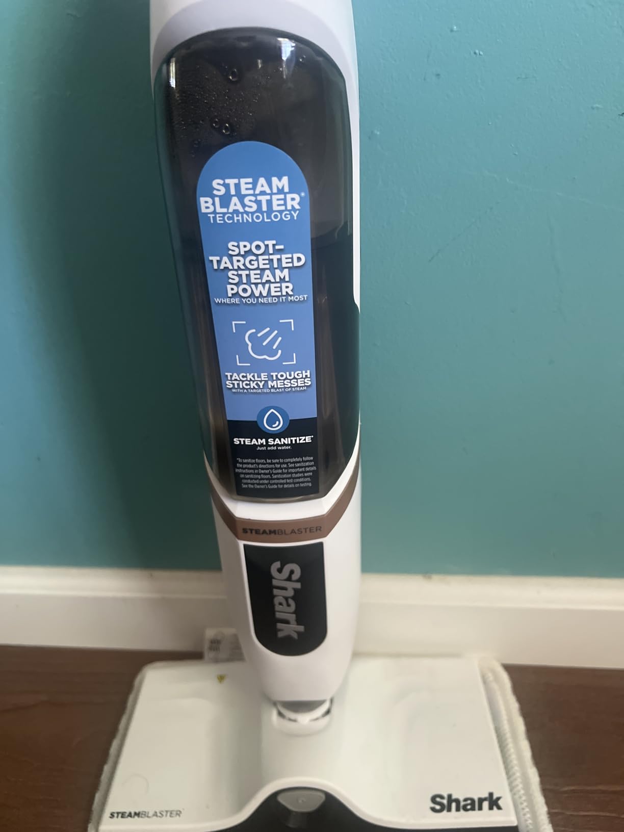 Shark SteamSpot Steam Mop S2001 with Steam Blaster Technology, 3 Steam Modes, 2 Washable Pads, XL Removable Water Tank, Lightweight, Steam Cleaner for Sealed Hard Floors, Hardwood, Tile, Laminate customer photo 2