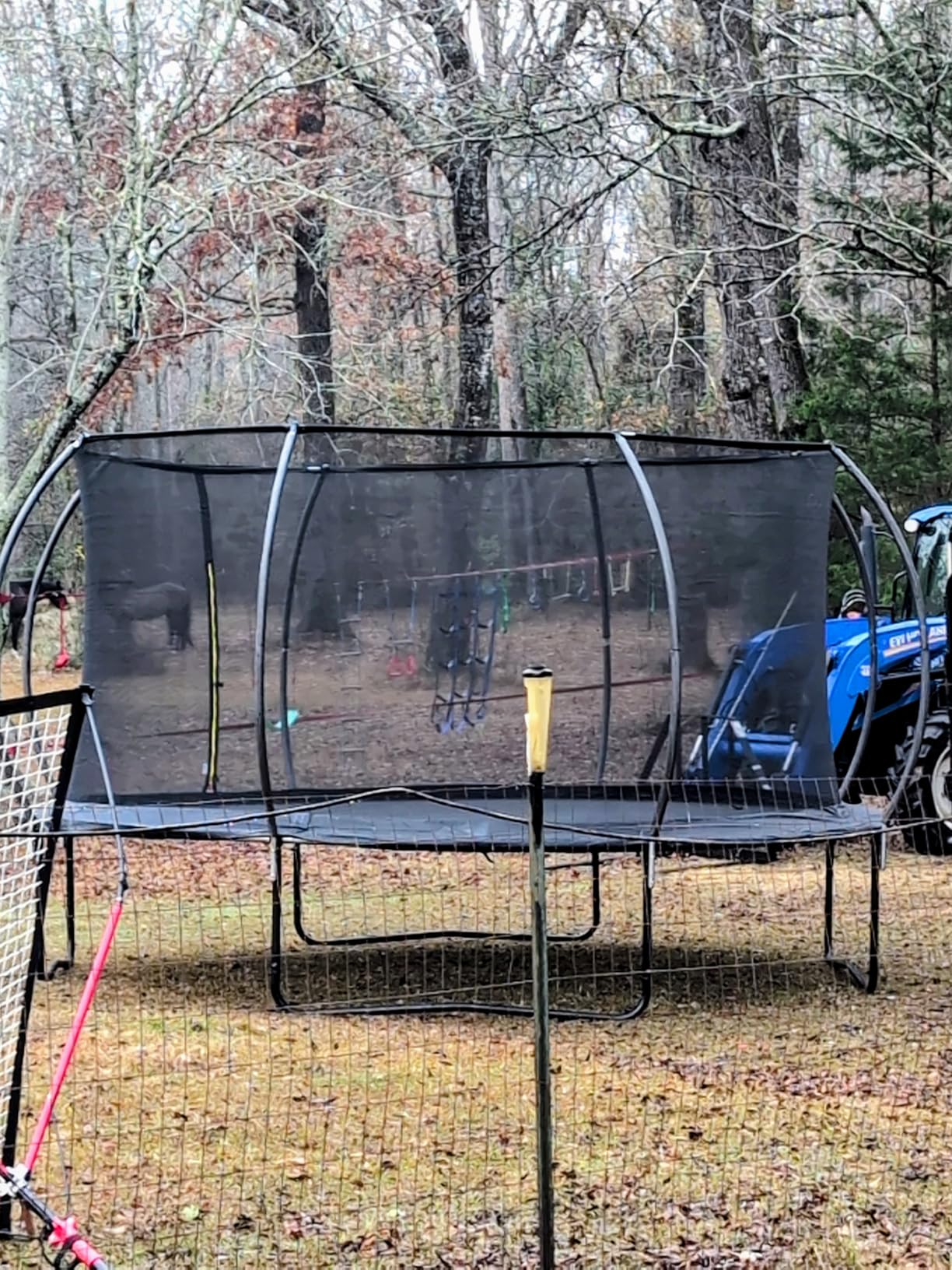 Gigu 10FT 12FT 14FT 15FT 16FT Recreational Trampolines with Enclosure Net and Ladder and Anti-Rust Coating, ASTM Approved Trampoline Outdoor for Kids and Adults Outdoor Yard Trampolines customer photo 2