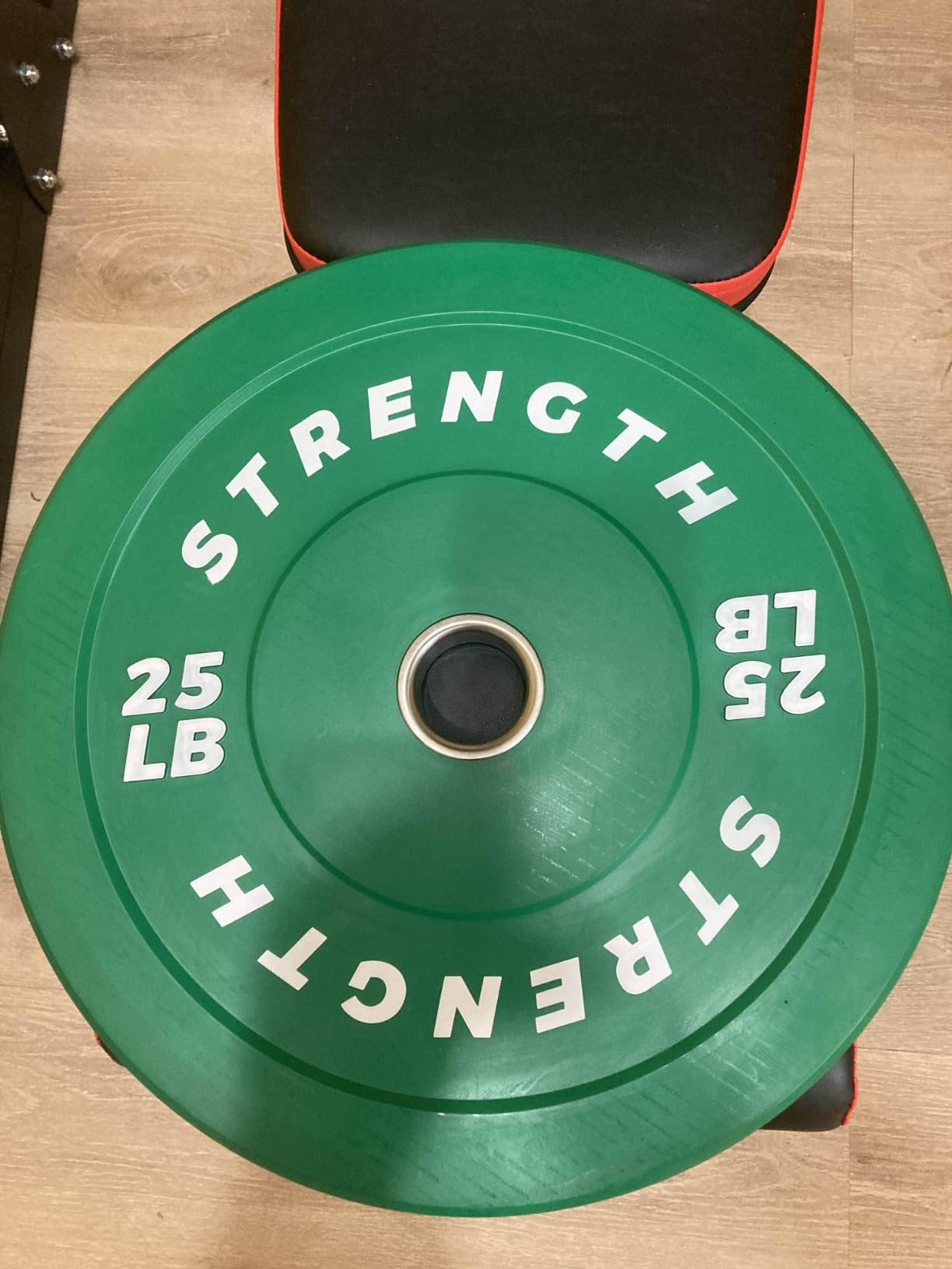 Rendpas Premium Color-Coded Rubber Bumper Plates Set - 2 Inch Olympic Weight Plates for Home Gym Cross and Strength Training customer photo 1