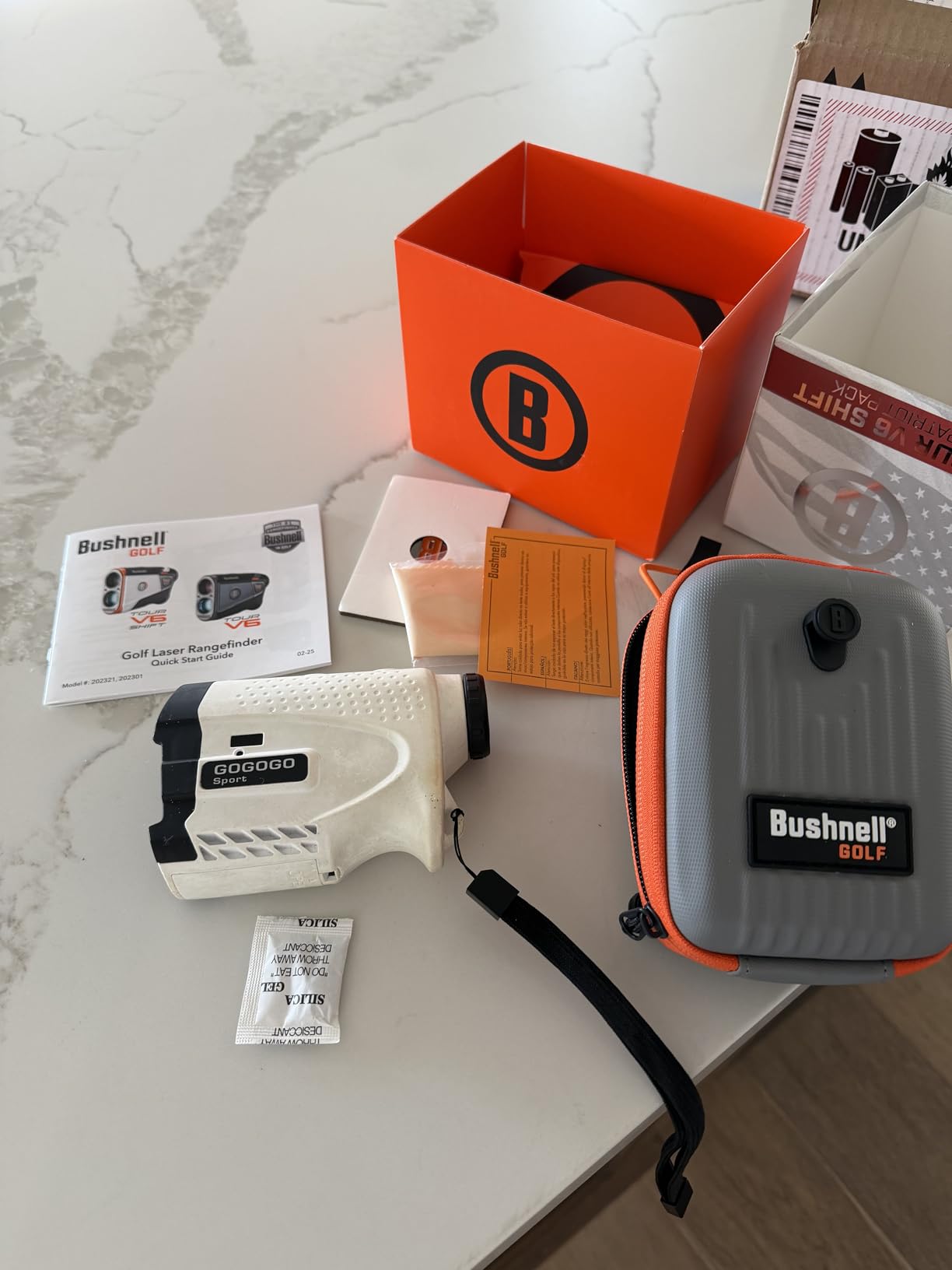 Bushnell Golf Tour V6 Shift Laser Rangefinder with Slope Compensation, 1300-Yard Range, Flag Lock Vibration, Magnetic Cart Mount, 6X Magnification (Alternate Model) customer photo 1