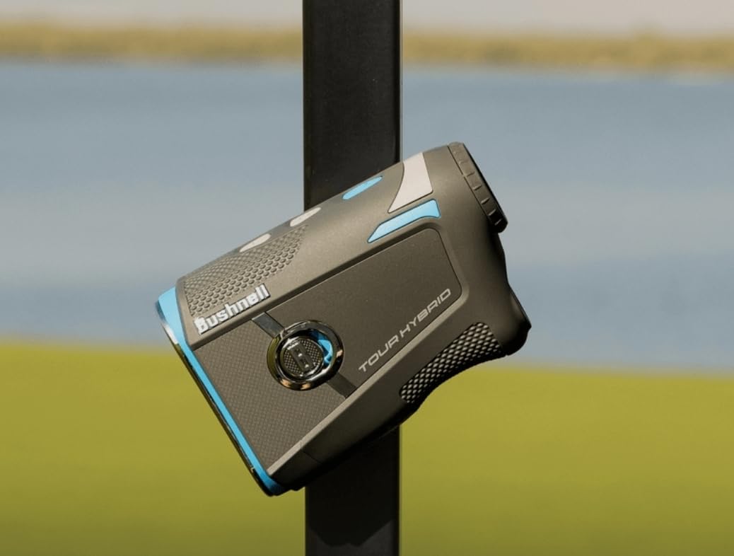 Bushnell Golf Tour Hybrid Laser Rangefinder - GPS, Slope Compensation, Pinseeker w/Visual JOLT Flag Lock, Magnetic Cart Mount, Front/Center/Back Distances customer photo 1