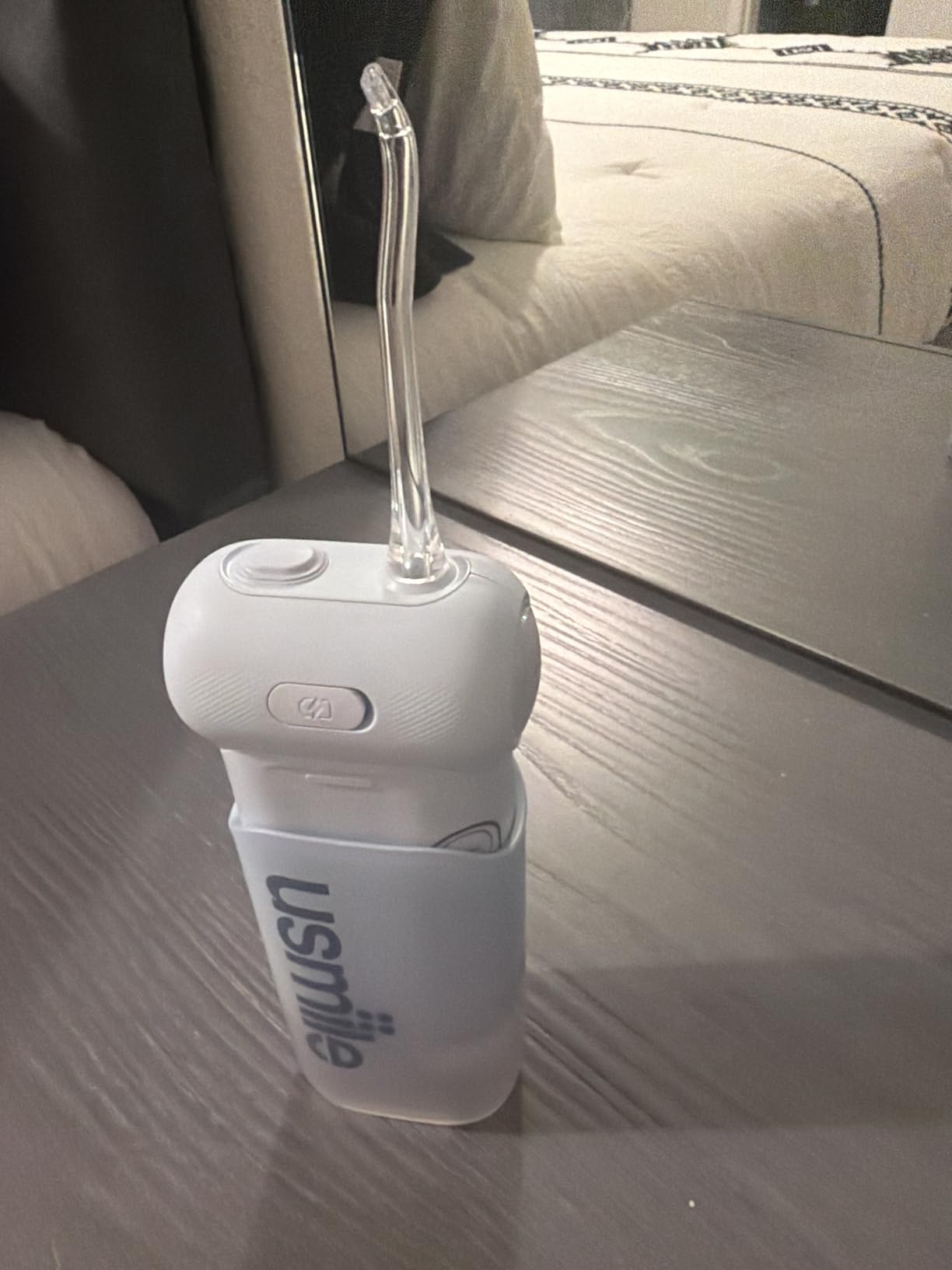 usmile C10 Portable Water Flosser for Travel - 95-Day Battery, 4 Modes, 360° Nozzle, 180ml Tank, IPX7 Waterproof, Dentist-Recommended for Braces, Implants & Sensitive Gums customer photo 2
