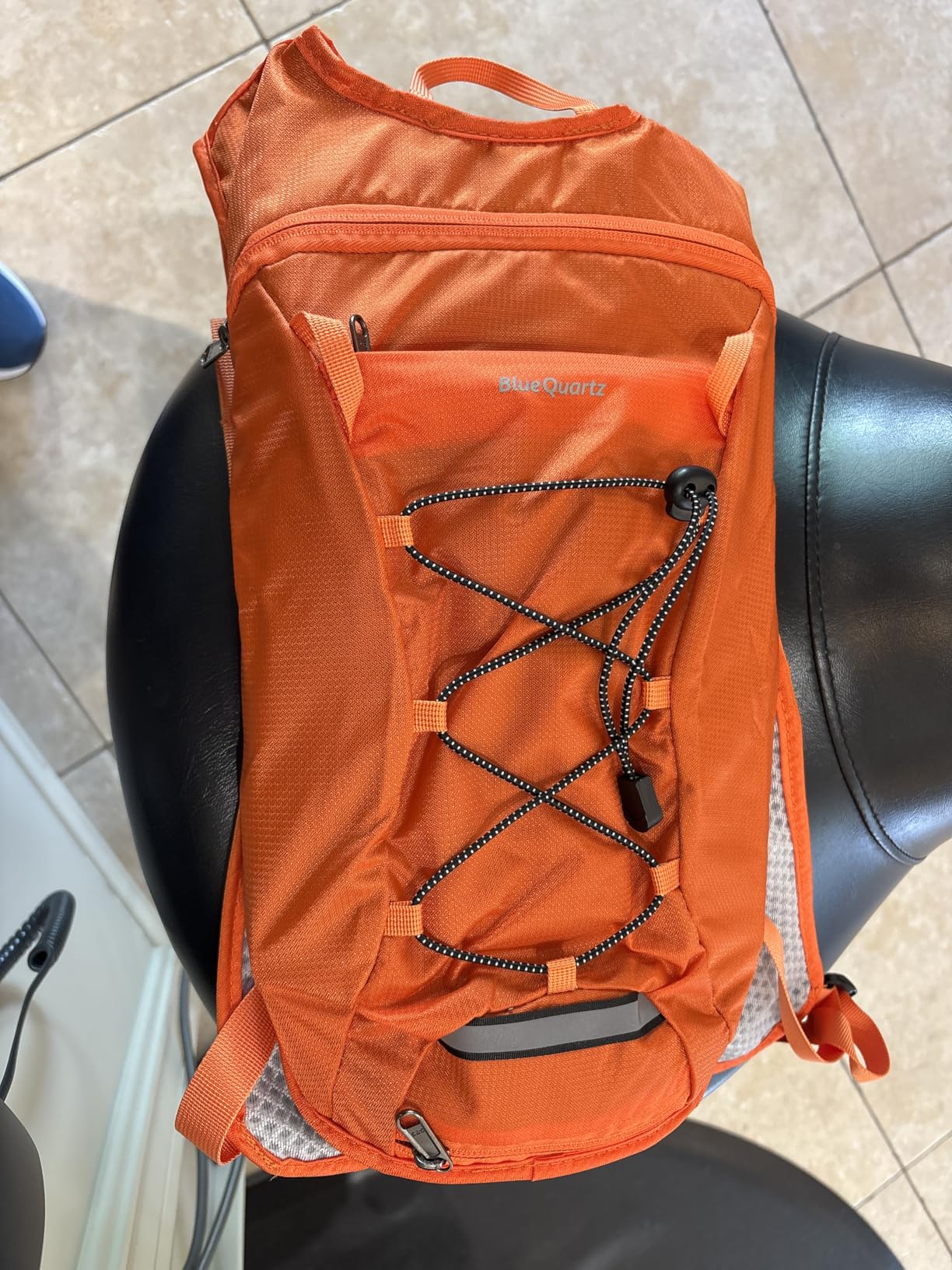 Blue Quartz Hydration Backpack with 2L Water Bladder, Hiking Water Pack with Insulated Compartment for Women Men, Lightweight Cycling Daypack with Phone Pocket, Hydration Pack for Running,Biking customer photo 1