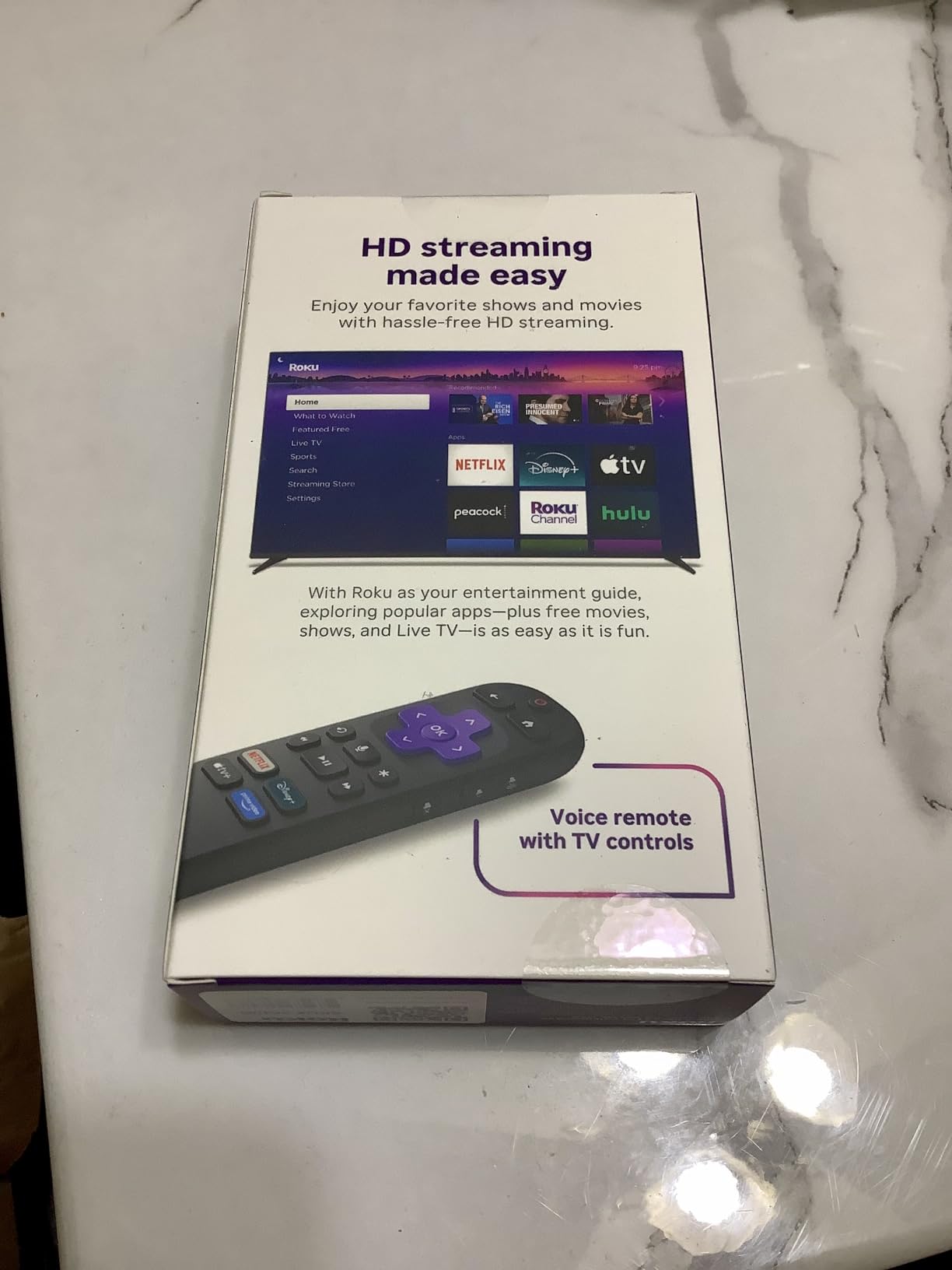 Roku Streaming Stick HD - HD Streaming Device for TV with Roku Voice Remote, Free & Live TV customer photo 2