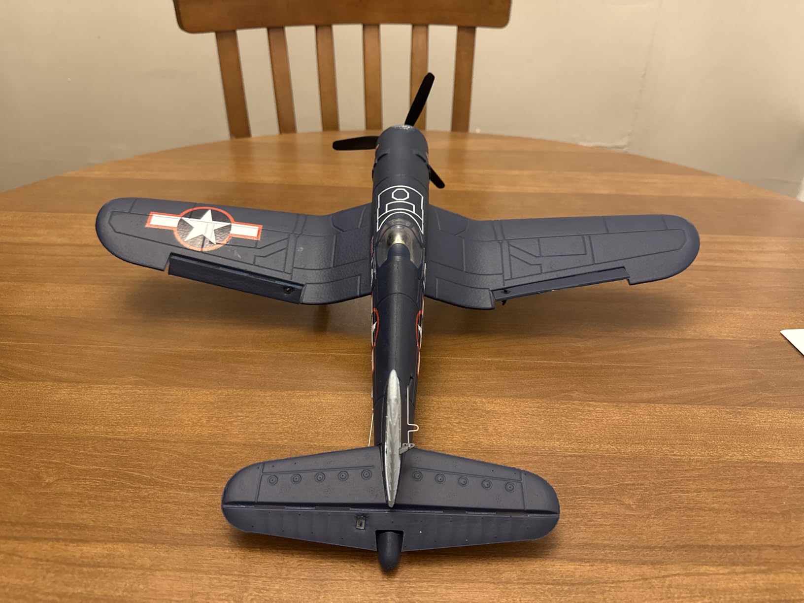LEAMBE Brushless 4 Channel RC Plane F4U Corsair 500mm Remote Control Airplane Fighter RTF with 6-Axis Gyro, 3 Modes & Aerobatics for Beginners & Adults customer photo 1