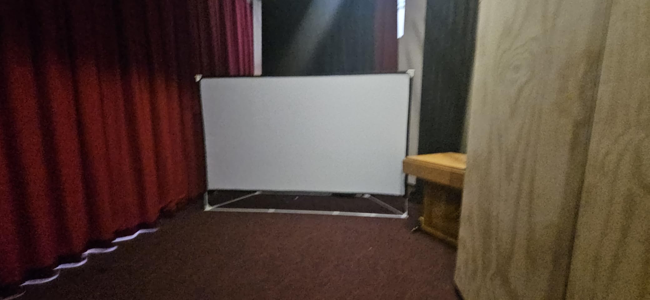 Outdoor Projector Screen with Stand 100 Inch: Portable Projection Screen 16:10 4K HD Outdoor Movie Screen with Carry Bag for Home Backyard Theater customer photo 1
