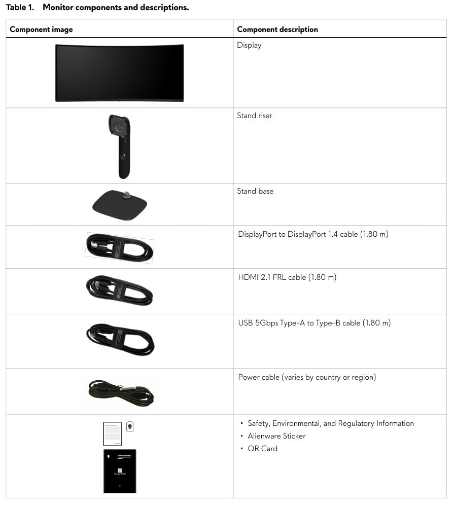 Alienware 34 Curved Gaming Monitor - AW3425DWM - 34-inch WQHD 180Hz 1ms, 1500R, AMD FreeSync Premium customer photo 1