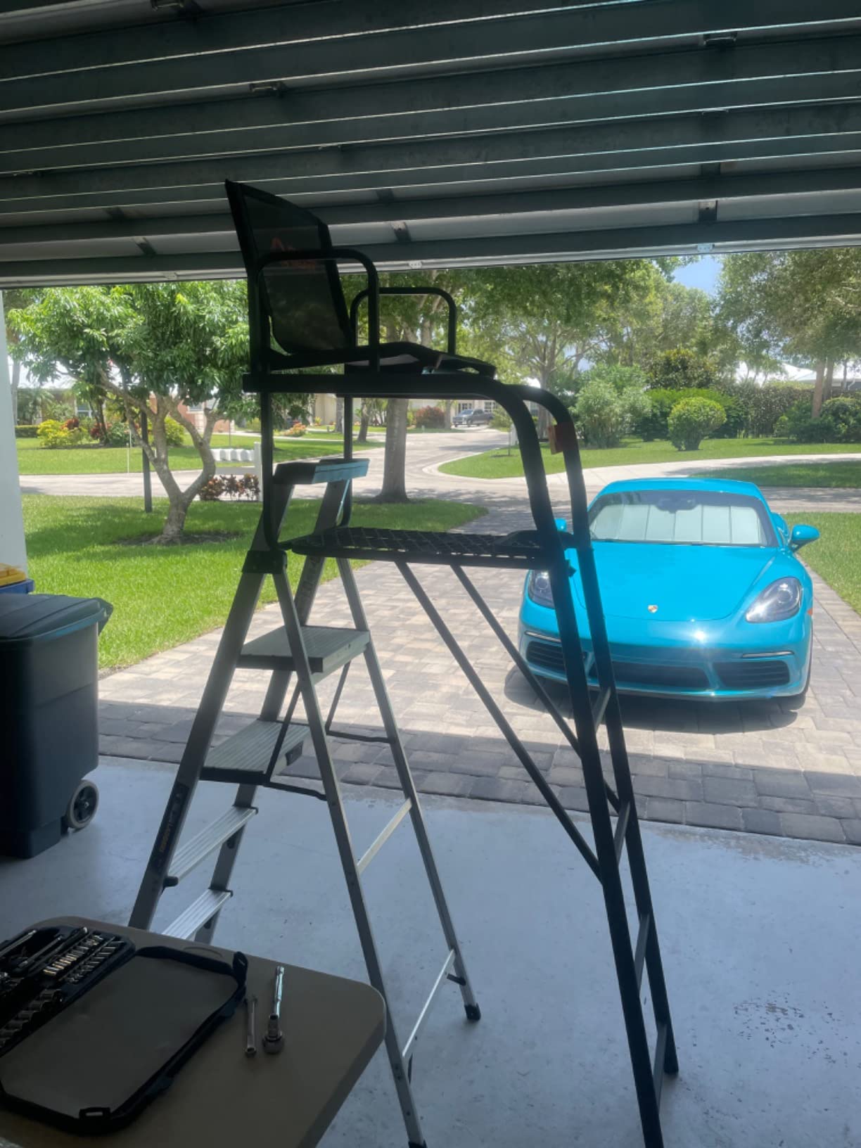 Guide Gear 15.5' Ladder Tree Stand for Hunting with Mesh Seat, Hunting Gear, Equipment, and Accessories customer photo 1