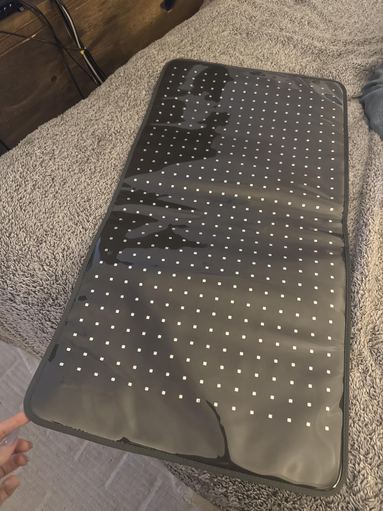 Comfytemp 33'' x 17'' Red Light Therapy Mat for Body, FSA Eligible HSA Near Infrared Light Therapy Pad, 660nm & 850nm Light Blanket for Back Belly Knee Joints Muscle customer photo 1