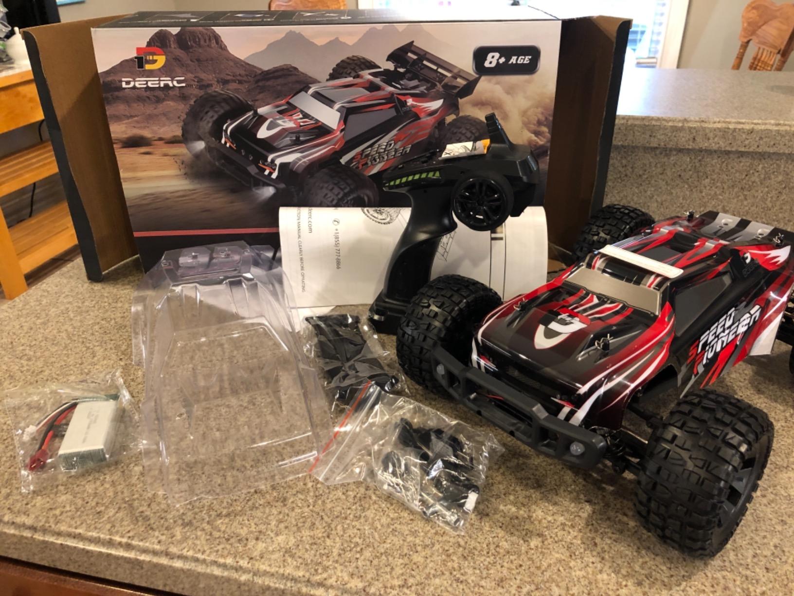 DEERC 9309E All Terrain Fast RC Cars for Adults 40KPH,4WD Electric Off-Road Remote Control Monster Truck,2.4Ghz High Speed Car,Waterproof Monster Truck with 2 Batteries for Boys & Kids customer photo 2