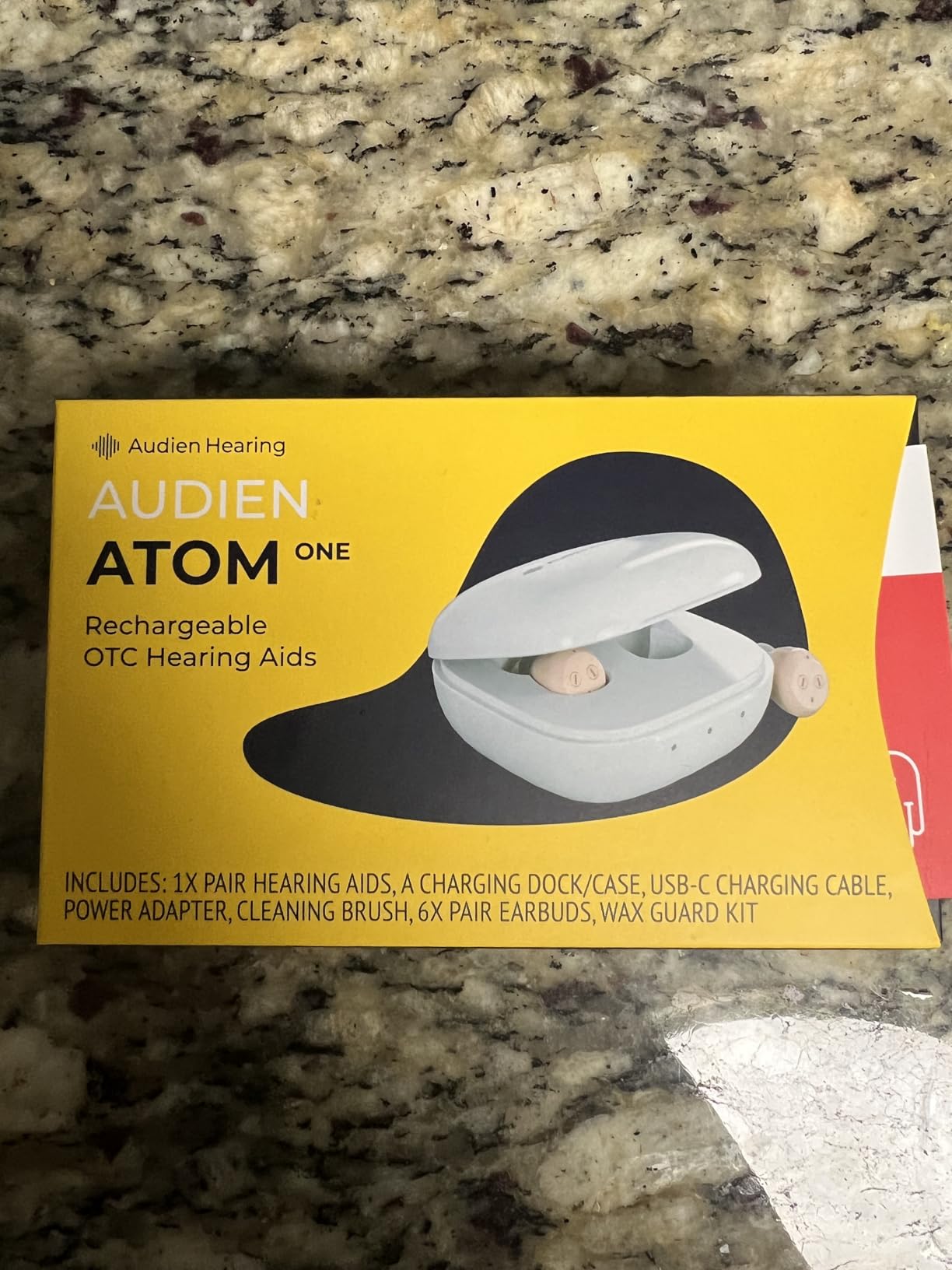 Audien Atom One OTC Hearing Aids - Wireless, Rechargeable, and Comfortable | Clear Sound in a Small, Discreet Design for Seniors & Adults with Hearing Loss customer photo 2
