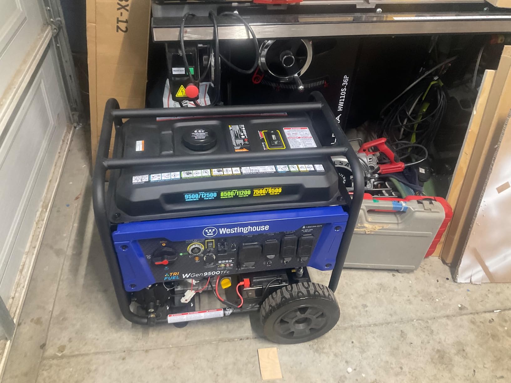 Westinghouse 12500 Peak Watt EFI Tri-Fuel Home Backup Portable Generator customer photo 2